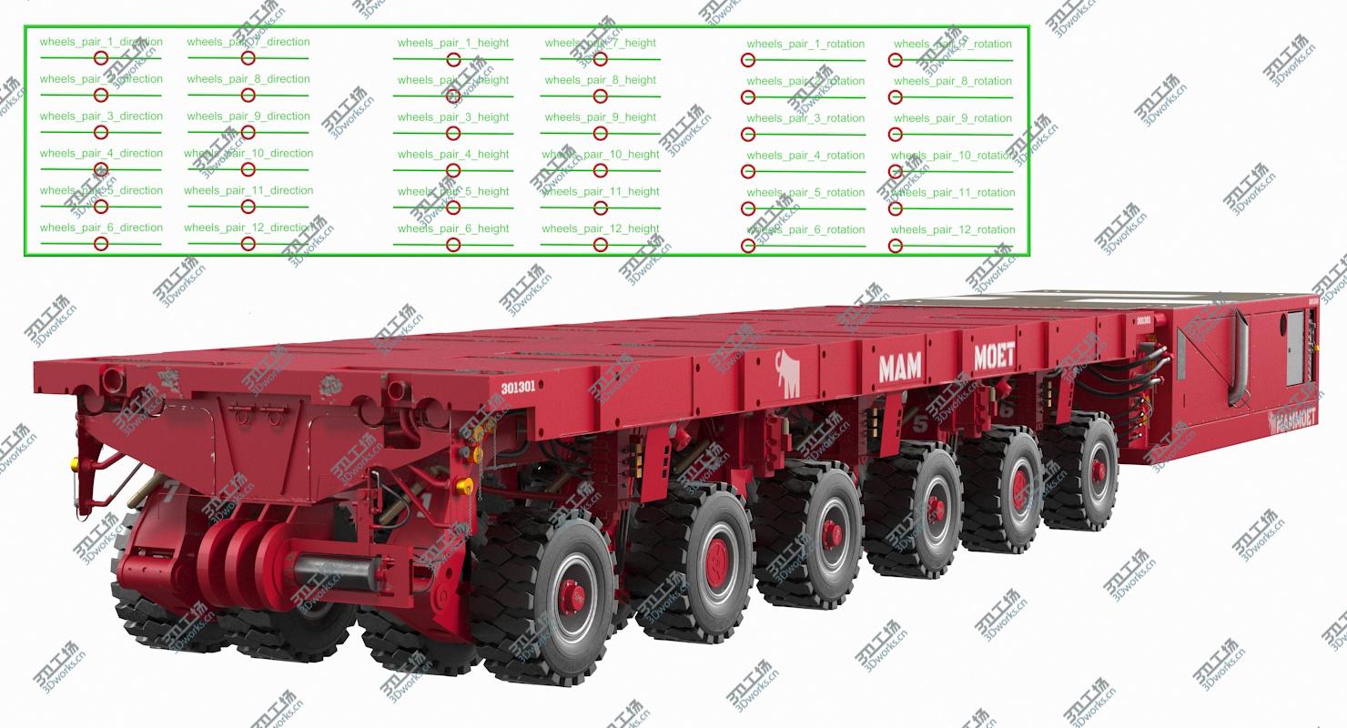 images/goods_img/2021040162/3D Self-Propelled Modular Transporter Mammoet Rigged model/4.jpg